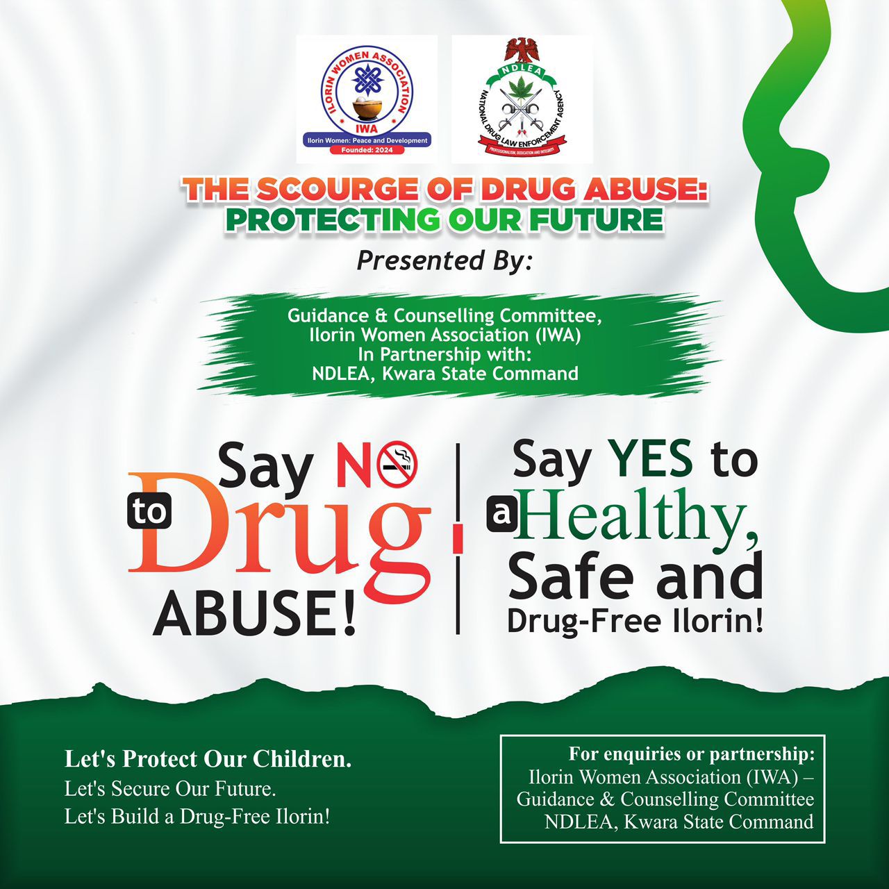 Anti-Drug Abuse Campaign Banner